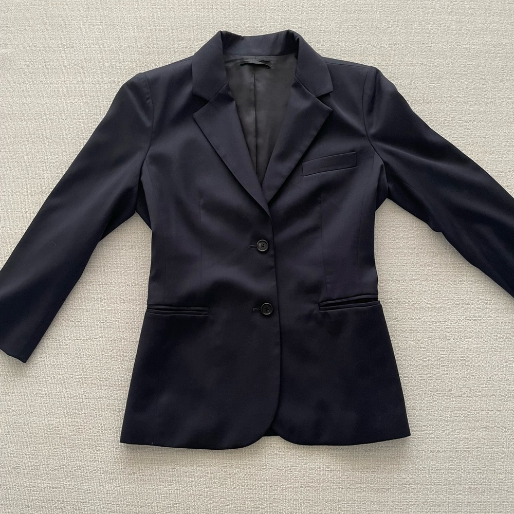The Row Navy Blue Blazer Size US 10